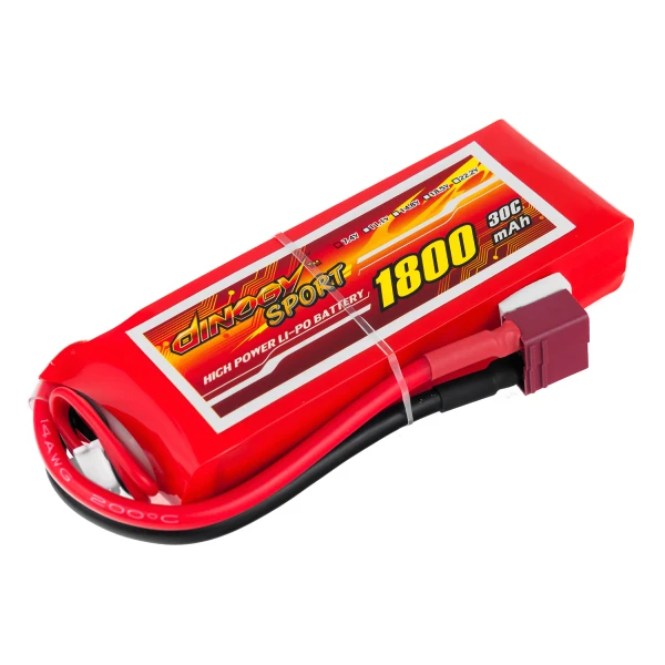 Акумулятор для радіокерованої моделі Dinogy Li-Pol 1800 мАг 7.4 В 95x35x17 мм T-Plug