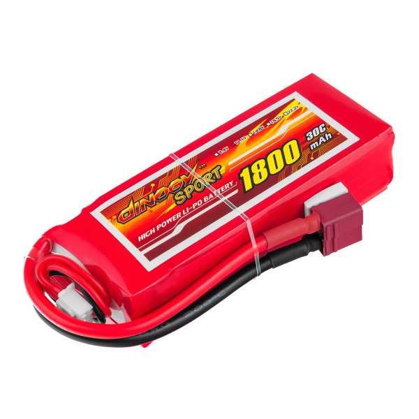 Акумулятор для радіокерованої моделі Dinogy Li-Pol 1800 мАг 11.1 В 84x35x24 мм T-Plug
