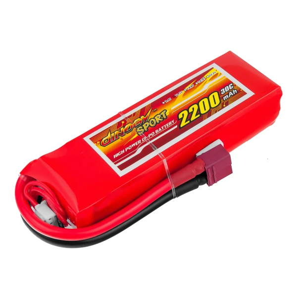 Акумулятор для керованої моделі Dinogy Li-Pol 2200 мАг 11.1 В 110x36x22 мм T-Plug