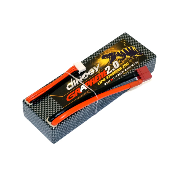 Акумулятор для радіокерованої машинки Dinogy G2.0 Li-Pol 3700 мАг 11.1 Hardcase 138x25x46 мм T-Plug