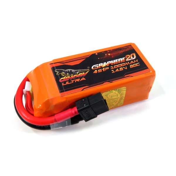 Акумулятор для квадрокоптера Dinogy ULTRA G2.0 Li-Pol 1000 мАг 14.8 В 76x27x34 мм XT60