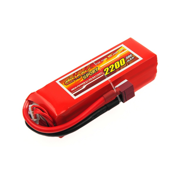 Акумулятор для керованої моделі Dinogy Li-Pol 2200 мАг 14.8 В 29x34x104 мм T-Plug