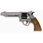 Іграшковий пістолет Edison Giocattoli West Colt 28см 8-зарядний з мішенню та кульками (465/32) - Зображення 2