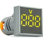 Квадратний цифровий вимірювач напруги ED16-22FVD 30-500В АС (жовтий)