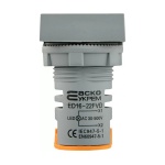 Квадратний цифровий вимірювач напруги ED16-22FVD 30-500В АС (жовтий) - Зображення 4