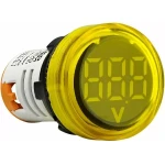 Круглий цифровий вимірювач напруги ED16-22VD 30-500В АС (жовтий)