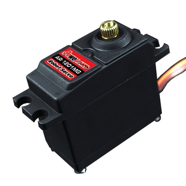 Сервопривід стандарт 60г Power HD 1201MG 13.5кг/0.20сек/360° для роботів
