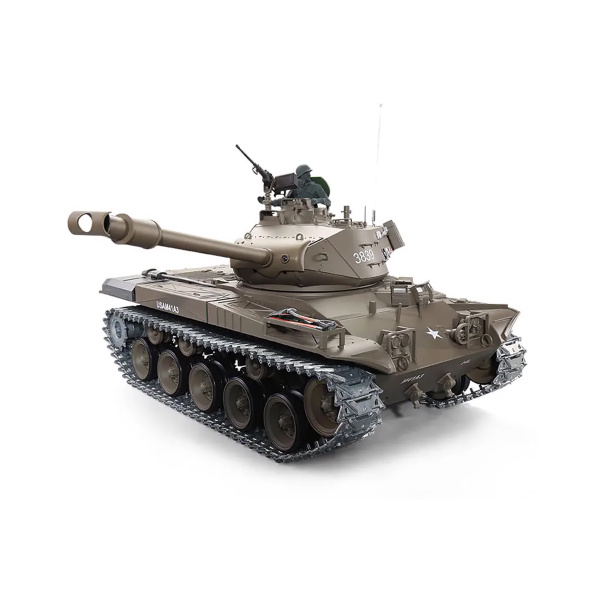 Танк на радіокеруванні 1:16 Heng Long Bulldog M41A3 з пневмогарматою та та/до боєм (Upgrade)