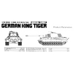 Танк на радіокеруванні 1:16 Heng Long King Tiger Henschel з пневмогарматою та та/до боєм - Зображення 9