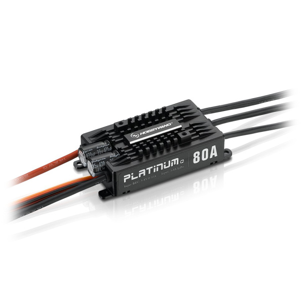 Регулятор ходу HOBBYWING PLATINUM V4 80A 3-6S для авіамоделей