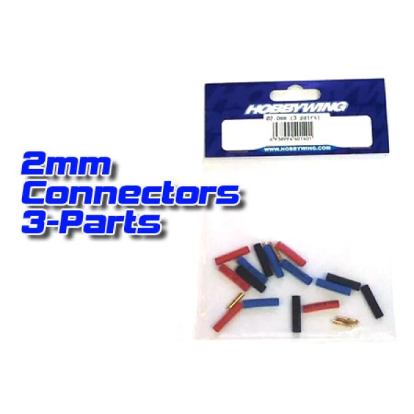 Конектори HOBBYWING Banana Plug (банани) 2,0мм