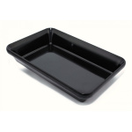 Страва для викладення продуктів з меламіну, 20×15×5.5 см, чорна