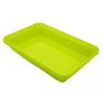 Страва для викладання продуктів з меламіну, 30×19.5×5.5 см, зелена