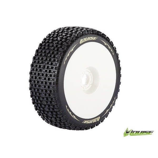Колеса Louise Buggy 1/8 Sport B-PIRATE білі 2шт (L-T3127W)