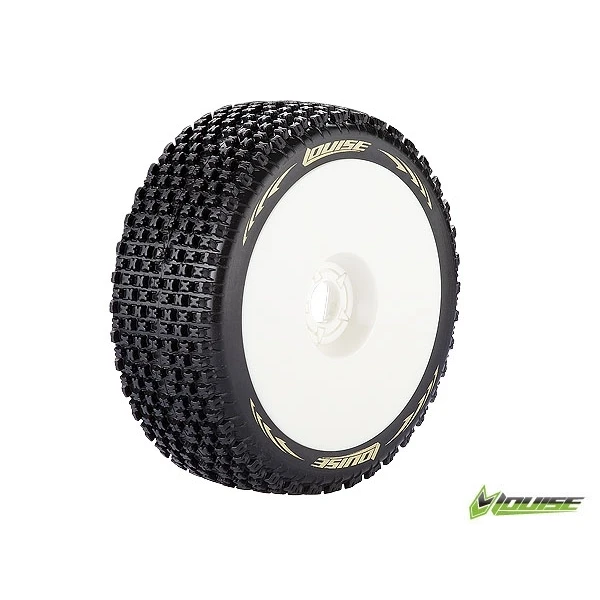Колеса Louise Buggy 1/8 Sport B-PIRATE білі 2шт (L-T3127W)