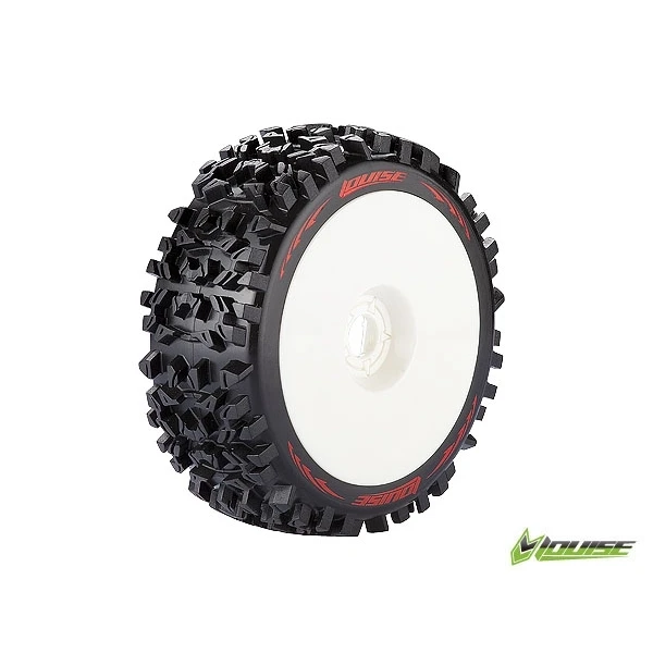 Колеса Louise Buggy 1/8 Sport B-PIONEER білі 2шт (L-T3131W)