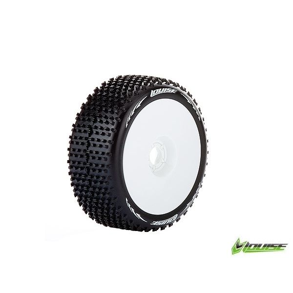 Колеса Louise Buggy 1/8 Sport B-HORNET білі 2шт (L-T3151W)