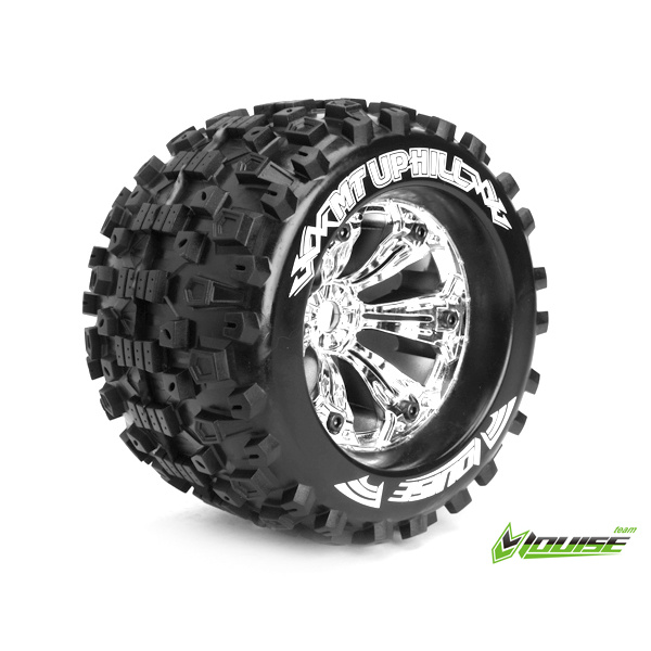 Колеса Louise Monster 1/8 MT-UPHILL без вильоту хром 2шт (L-T3219C)