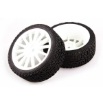 Колеса LC Racing ралі 1/14, 1/10 білі 2шт (LC-6004)