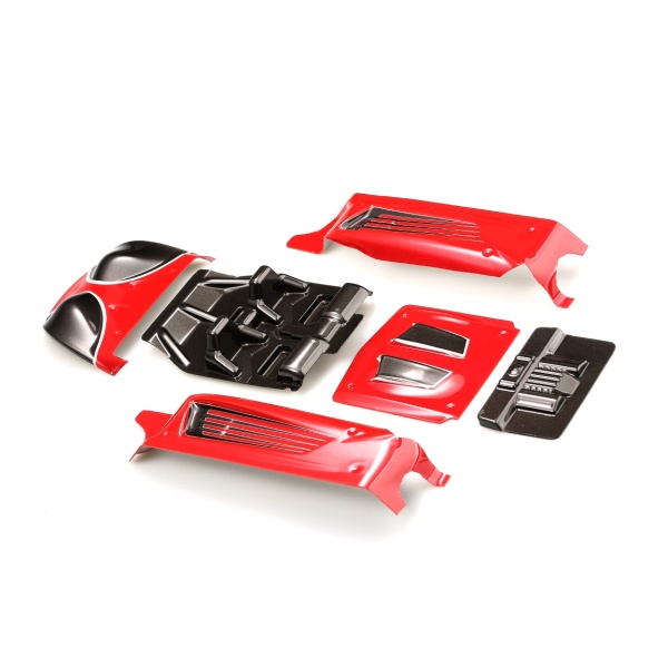 Кузов LC Racing 1/14 для EMB-DT чорно-червоний (LC-6163)