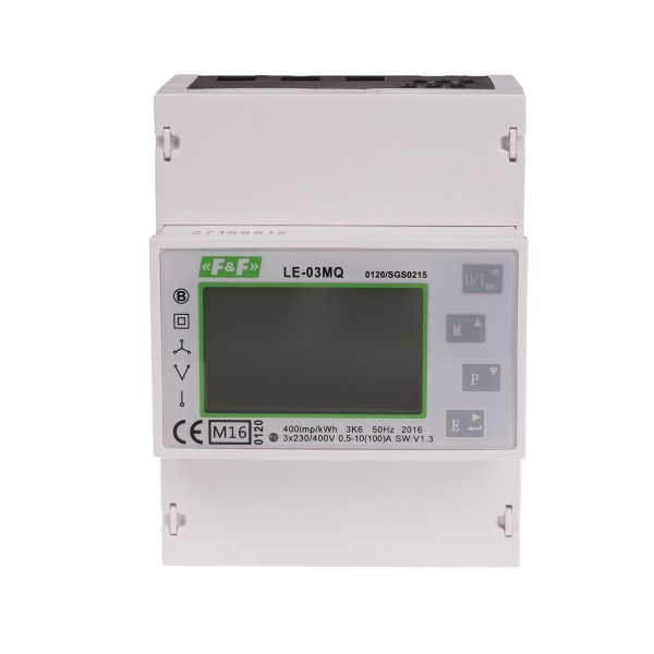 Трифазний лічильник електроенергії LE-03MQ, Modbus RTU
