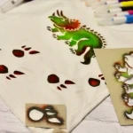 Фломастери-аерографи для тканини MALINOS BLOpens Textil текстильні 5 шт - Зображення 3