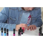 Дитячий лак-олівець для нігтів Malinos Creative Nails на водній основі (2 кольори чорний + білий) - Зображення 8