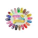 Дитячий лак-олівець для нігтів Malinos Creative Nails на водній основі (2 кольори зелений + блакитний) - Зображення 5
