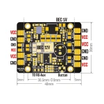 Розподільна плата MATEK V3 з BEC 5V та 12V - Зображення 3