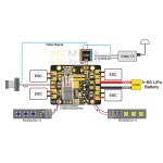 Розподільна плата MATEK V3 з BEC 5V та 12V - Зображення 4