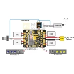 Розподільна плата MATEK V3 з BEC 5V та 12V - Зображення 4