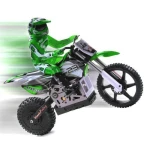 Мотоцикл 1:4 Himoto Burstout MX400 Brushed (зелений) - Зображення 2