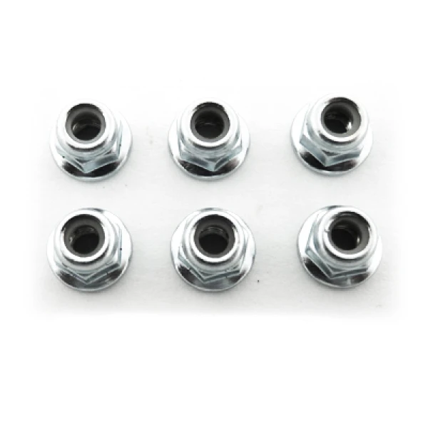MX5100 M4 Flanged Lock Nut 6P