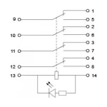 Реле МY4 (AC 24 V) - Зображення 3