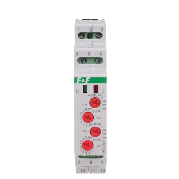 Реле часу PCU-507-24V циклічне, 2х8А