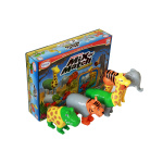 Пазл 3D дитячі магнітні тварини POPULAR Playthings Mix or Match (тигр, крокодил, слон, жираф) - Зображення 6