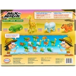 Пазл 3D дитячі магнітні тварини POPULAR Playthings Mix or Match (тигр, крокодил, слон, жираф) - Зображення 12