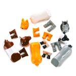 Пазл 3D дитячі магнітні тварини POPULAR Playthings Mix or Match (корова, кінь, вівця, собака) - Зображення 6