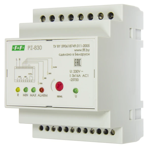 Реле рівня рідини EA F&F PZ-830 (трирівневе)