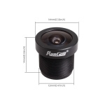 Лінза M12 2.3мм RunCam RC23 для камер Swift 2/Mini/Micro3 - Зображення 3