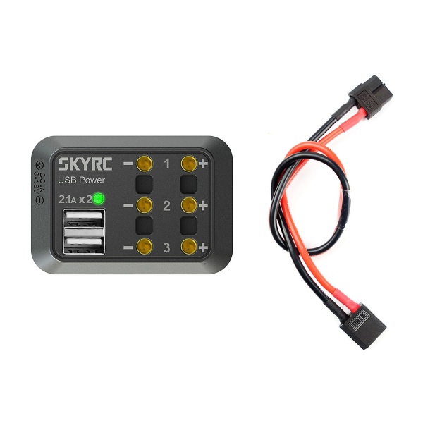 Розгалужувач живлення SkyRC SK-600114-03 з USB (XT60)