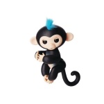 Мавпа ручної роботи на бат. Happy Monkey інтерактивна (чорний)