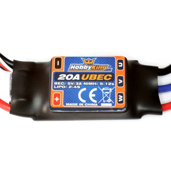 Регулятор HobbyKing 20A 2-4S для Skywalker Falcon