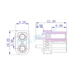 Конектори Tarot AMASS XT30U пара (TL2918-A) - Зображення 4