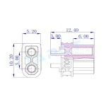 Конектори Tarot AMASS XT30U пара (TL2918-A) - Зображення 4