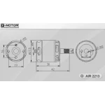 Мотори T-Motor AIR2213 KV920 2-4S для мультикоптерів 2шт - Зображення 3