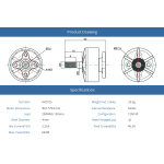 Мотор T-Motor BLACK BIRD 2207 2725KV 4S для мультикоптерів - Зображення 5