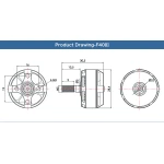 Мотор T-Motor F40 III 2306 2400KV 3-4S для мультикоптерів - Зображення 7