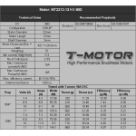 Мотор T-Motor MS2212-13 KV980 2-3S 160W для мультикоптерів - Зображення 4