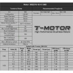 Мотор T-Motor MS2216-10 KV900 2-3S 198W для мультикоптерів - Зображення 4